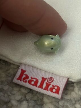 NEW Green Ceramic Dolphin Charm - Halia